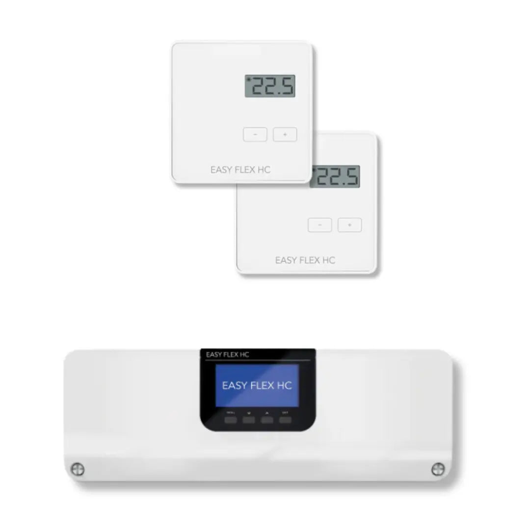 Robot Easy Flex H&C bedraad pakket zonder wifi inclusief master en 2 thermostaten
