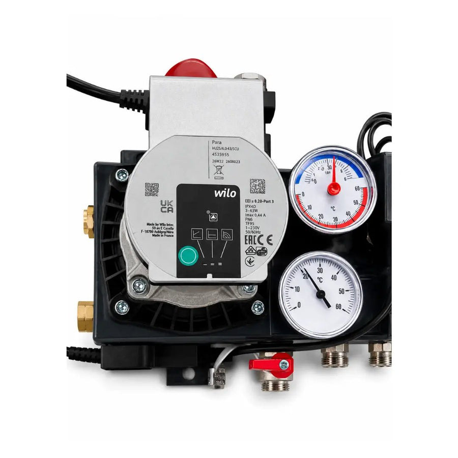 Vloerverwarming Verdeler Staal Compact | Met Wilo Pomp