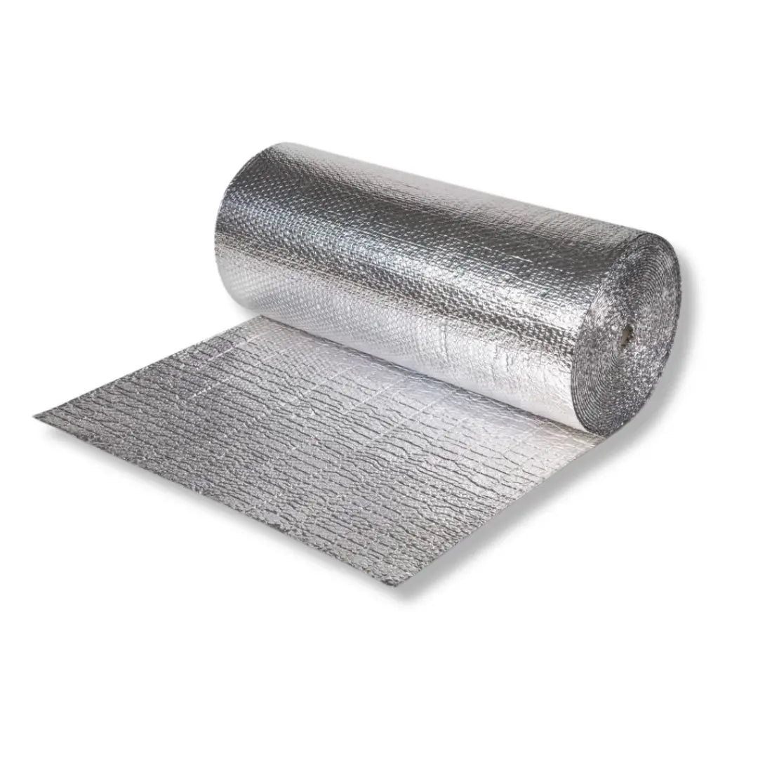 Isolatiefolie aluminium 6mm 25 meter met overlap