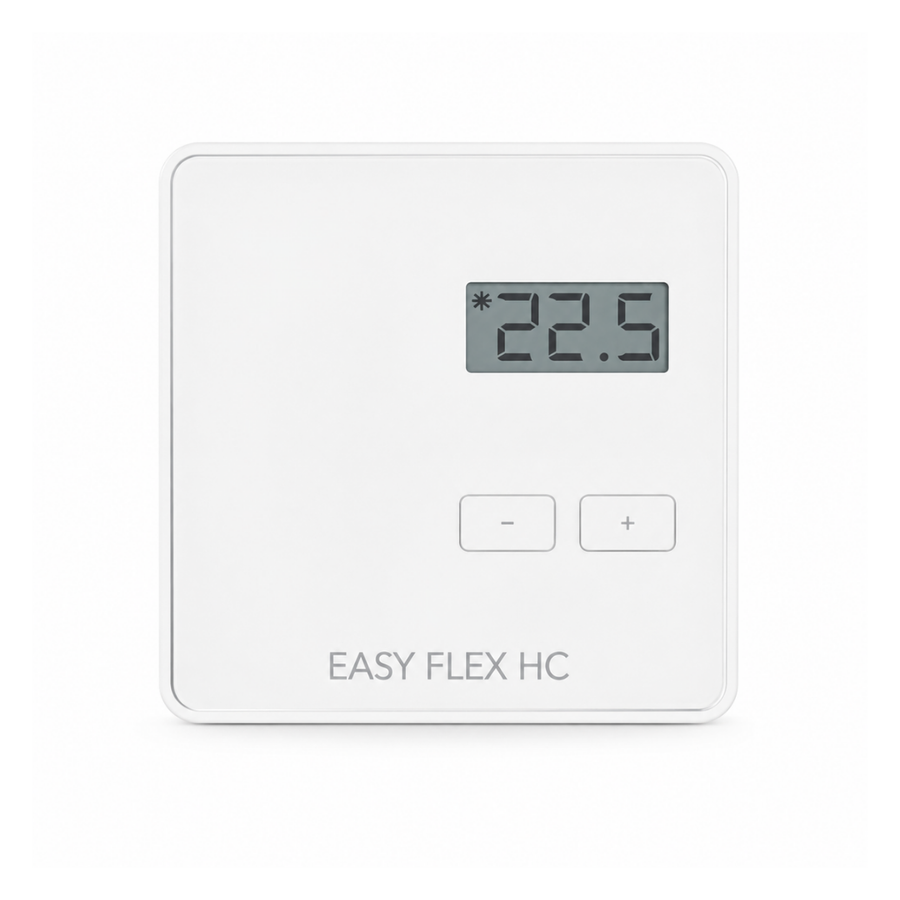 Robot Easy Flex H&C draadloze thermostaat RF met LCD, wit – 649303