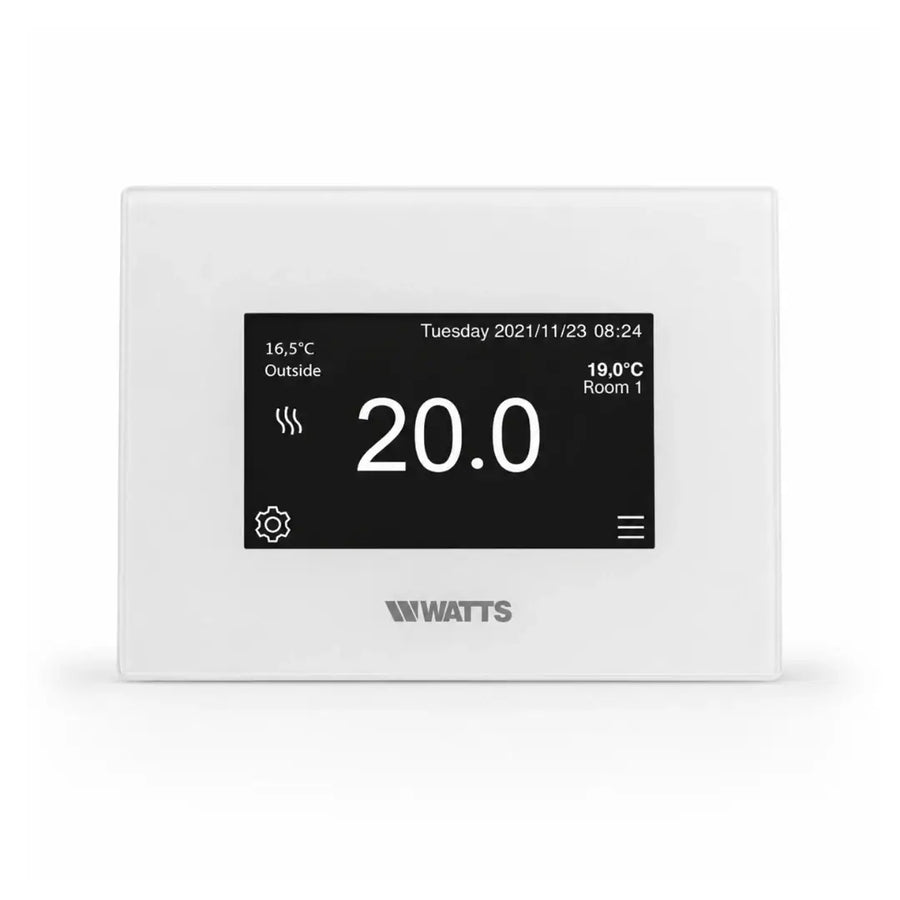 Watts Vision 2.0 touchscreen centrale bediening WiFi vloerverwarming, wit – 900008630