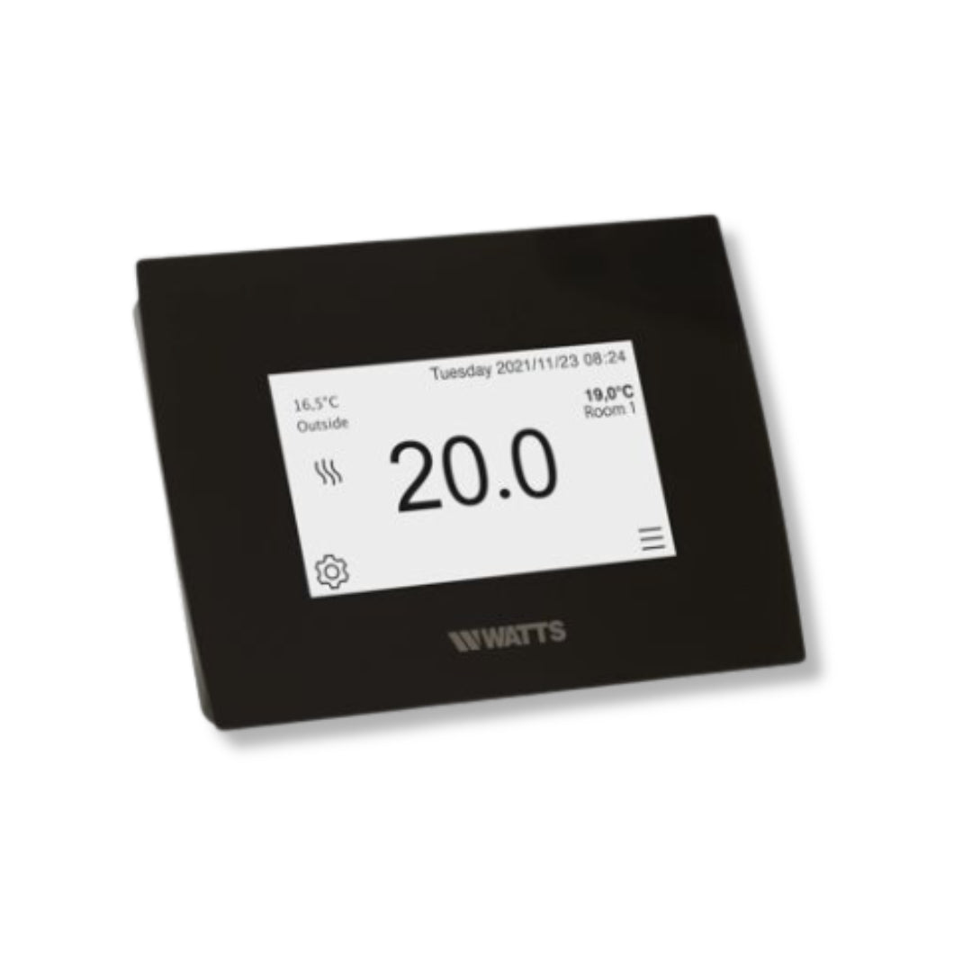 Watts Vision 2.0 centrale touchscreen bediening wifi zwart