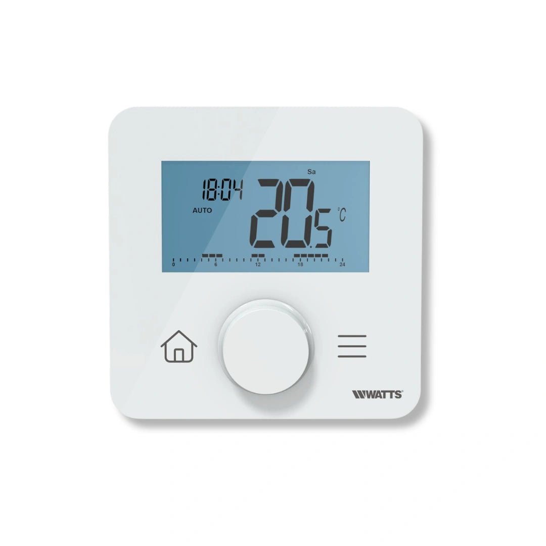 Watts Vision 2.0 digitale programmeerbare thermostaat RF verwarmen en koelen wit